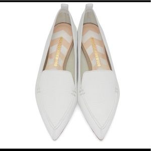 Nicholas Kirkwood White Beya Loafer. NEW